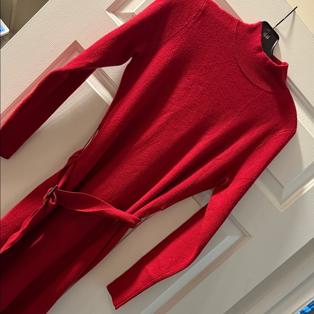 Ann Taylor Red Knit Dress